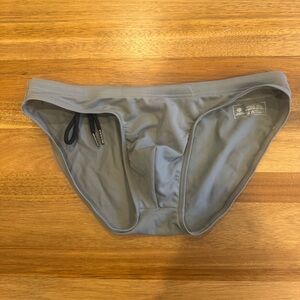 Speedo Gray Swim Briefs